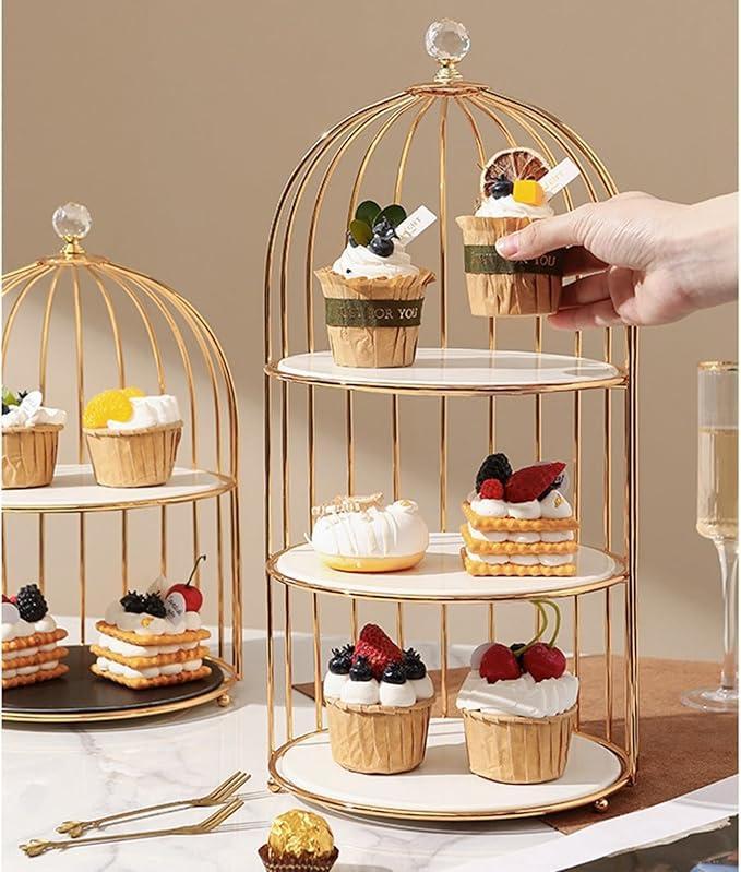 Premium Golden Metal Cake Decorating Set - 1 Pc for Perfect Desserts