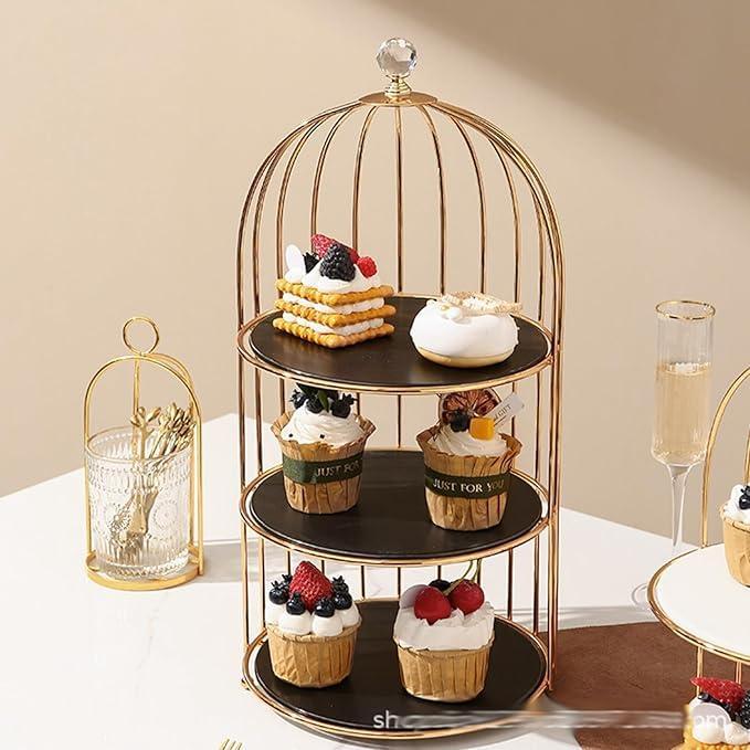 Premium Golden Metal Cake Decorating Set - 1 Pc for Perfect Desserts