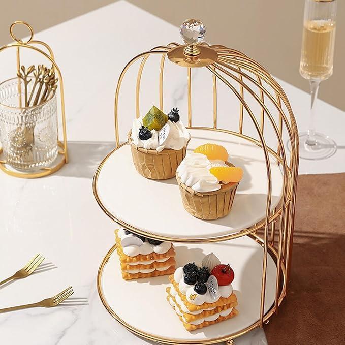 Premium Golden Metal Cake Decorating Set - 1 Pc for Perfect Desserts